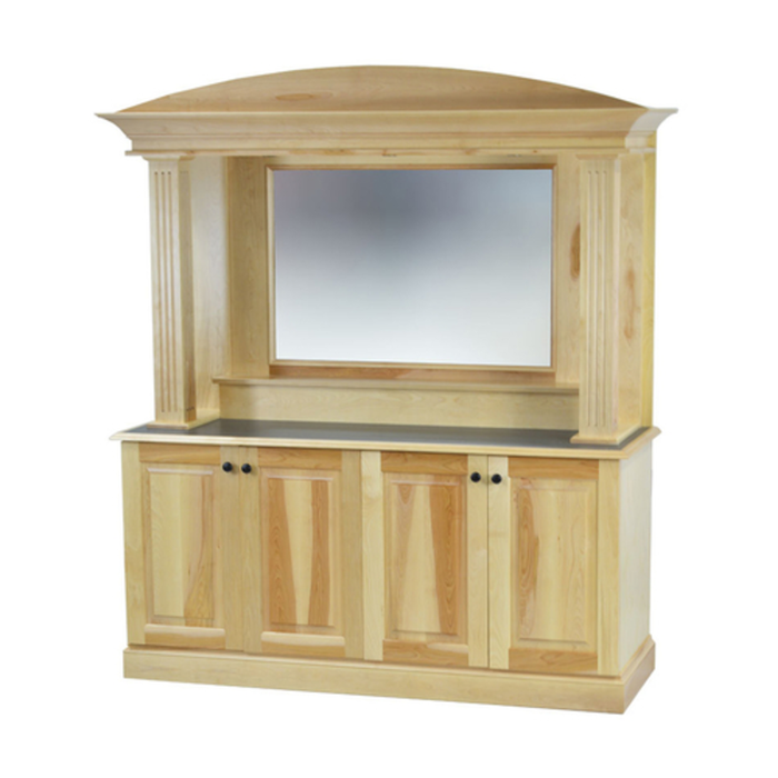 FWE ES-PSC-8 Executive Series 96"W Portable Wood Back Bar