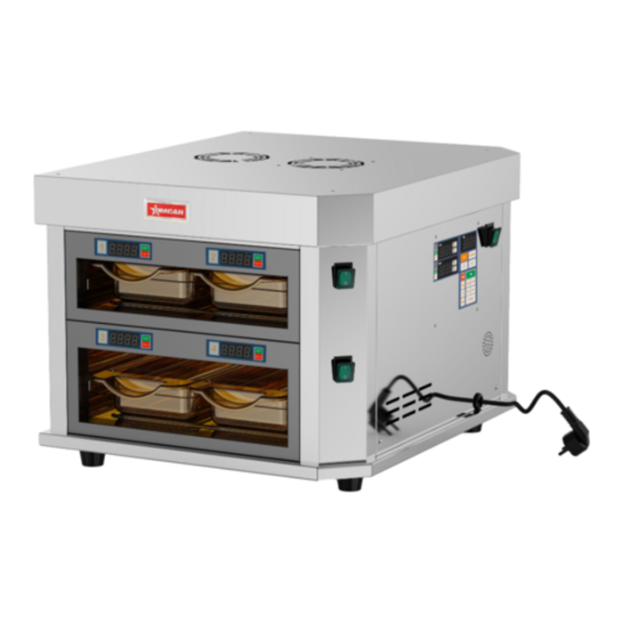 OMCAN 48548 Countertop Vertical Food Warmer with 4 Pan Capacity