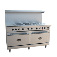 Royal RRE-8GT12 60" Electric Range with 8 Hotplates & 12" Griddle