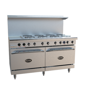 Royal RRE-8GT12 60" Electric Range with 8 Hotplates & 12" Griddle