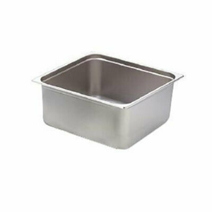 Omcan 80615 13-7/8" x 12-2/3" 2/3 Size Stainless Steel Steam Table Pan