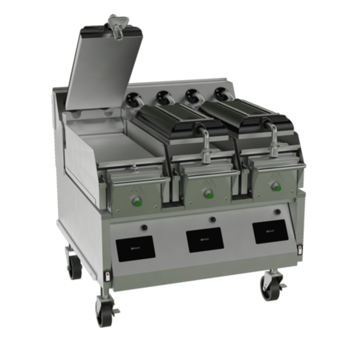 Taylor L858 39" Crown Series 3 Platen Electric Double-Sided Grill