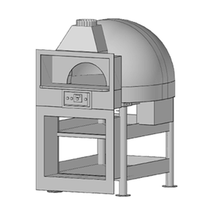 Marra Forni EF90W 35.43" Wood Fired Enclosed Facade Pizza Oven