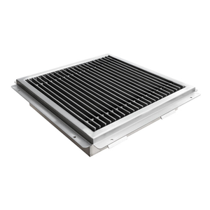 Omcan 44612 Drain de plancher commercial en acier inoxydable durable avec grille amovible