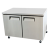 36 Inch Undercounter Refrigerator With Two Doors And Stainless Steel Finish