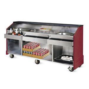 FWE AS-CB-8 96" Architectural Series Dual Station Portable Bar