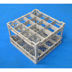 Lamber CC00125 Dishwasher Glass Rack 16 Compartment Ideal For Commercial Glassware Washing And Storing