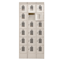 Winholt WL-618-18-ST 36"L x 18"D 18-Door Tiered Locker