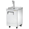 Stainless Steel Beer Dispenser With Tap On Top, Ideal For Bars And Restaurants, True Manufacturing Brand