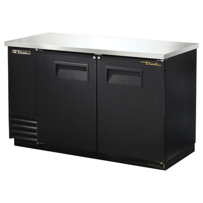 Meuble de bar arrière réfrigéré à deux portes True TBB-2-HC de 59 pouces