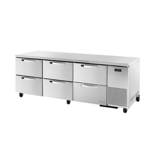 True Refrigeration TUC-93D-6-HC~SPEC3 93" Deep Undercounter Refrigerator