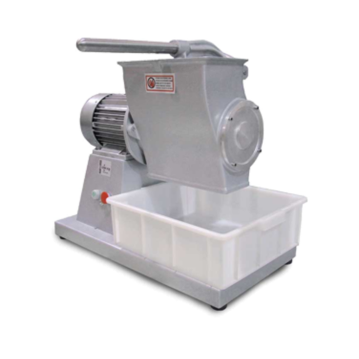 Trento 39498 Electric Hard Cheese Grater 220 lbs/hour Capacity commercial stainless steel roller cheese grater with collection bin