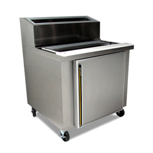 Silver King SKRN36-ESUS1 36"W Refrigerated Fountainette Topping Dispenser