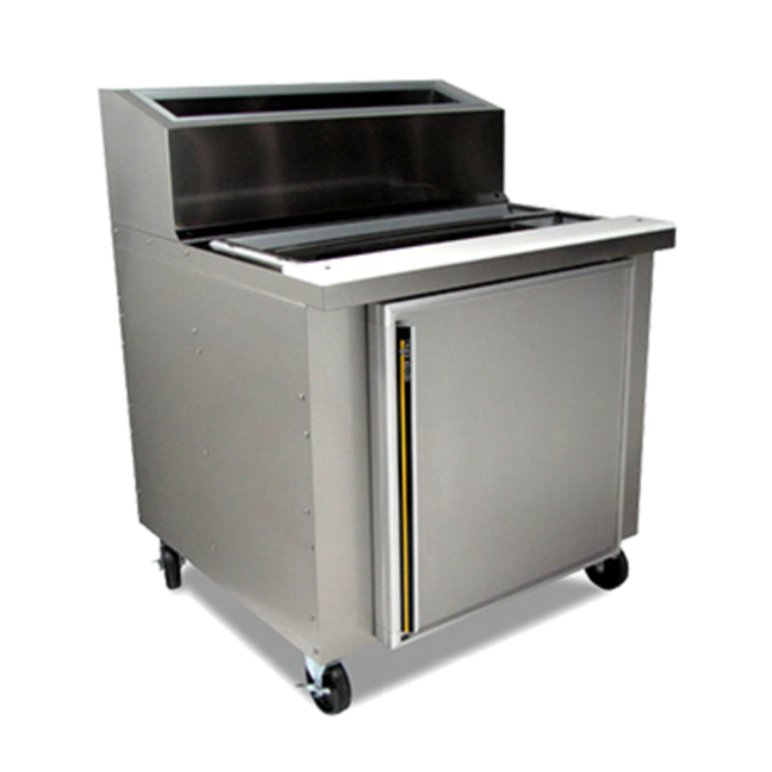 Silver King SKRN36-ESUS1 36"W Refrigerated Fountainette Topping Dispenser