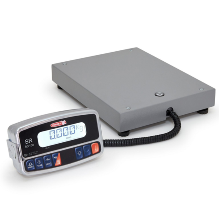 Torrey SR-50/100 100 lb Digital Receiving Scale with Backlit Display