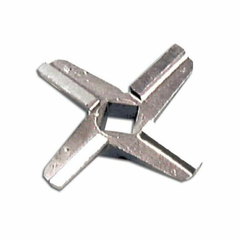 Alt Tag: OMCAN 11082 Hard Steel Replacement Machine Knife for #32 Grinders, durable 4-blade replacement knife for commercial meat grinder