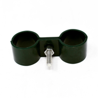 Omcan 24828 Epoxy Coated Post Clamp for Securing Wire Shelving