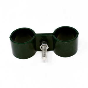 Omcan 24828 Epoxy Coated Post Clamp for Securing Wire Shelving