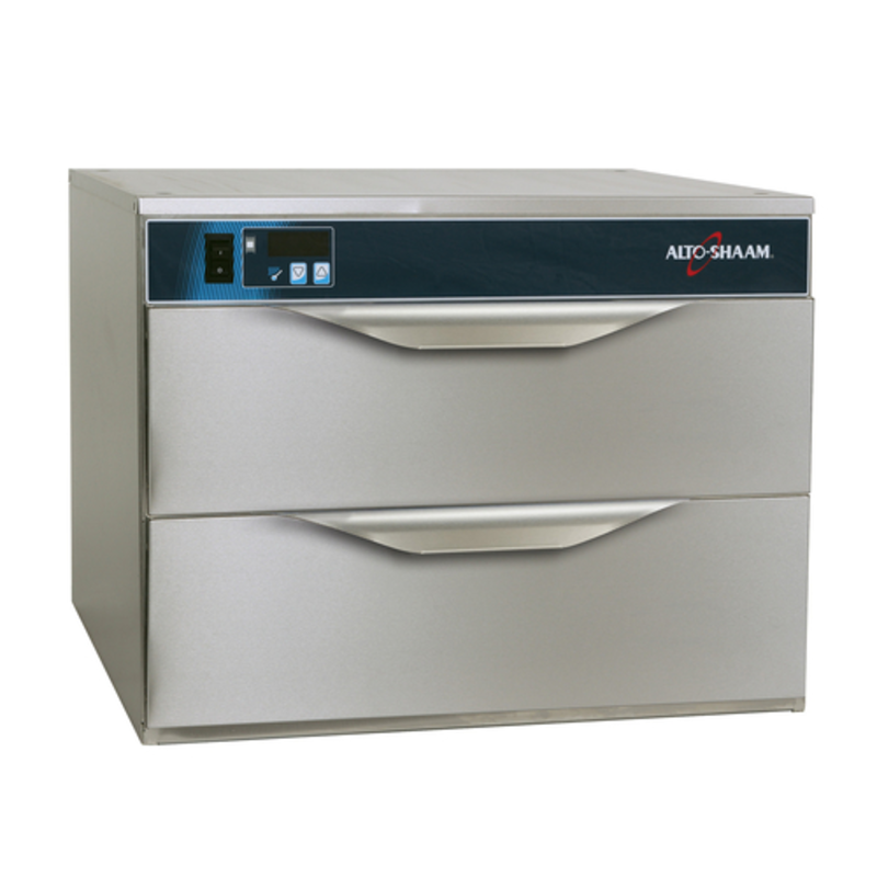 Alto-Shaam Two Drawer Warming Drawer With A Stainless Steel Finish And Digital Controls