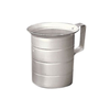 ALM-05 Aluminum Measuring Cup 1/2 Quart For Precise Measurements In A Commercial Kitchen