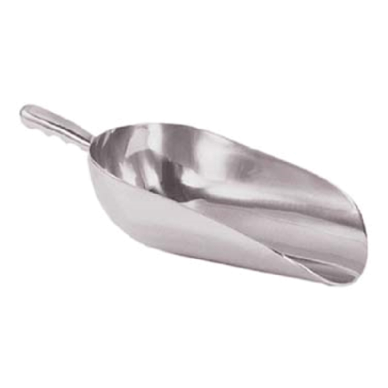 5 Oz Cast Aluminum Scoop With Heavy-Duty Mirror Finish Ideal For Portioning Dry Goods