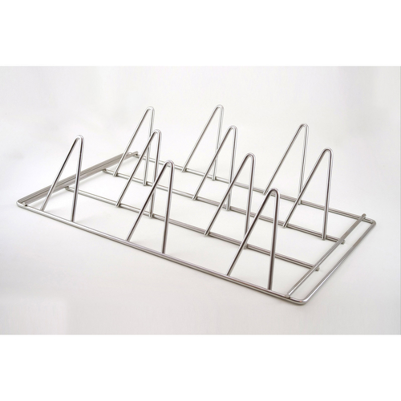 Alt Tag: Alto-Shaam SH-22634 poultry roasting rack stainless steel 10-bird poultry roasting rack for Combitherm 7-20 oven