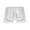 Clear Slotted Cover For Food Pans, Omcan 80024 Polycarbonate Design For Foodservice Operations.