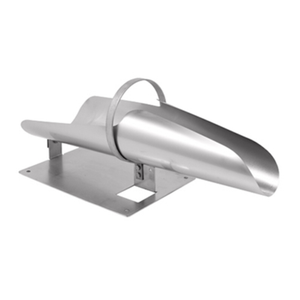 Omcan 46791 Medium Stainless Steel Stuffing Horn, 26-1/2" Long