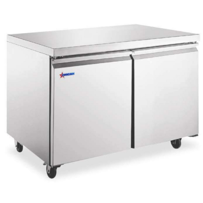 Omcan 50102 Undercounter Refrigerator 36.2" Two-Door 8.7 cu. ft.