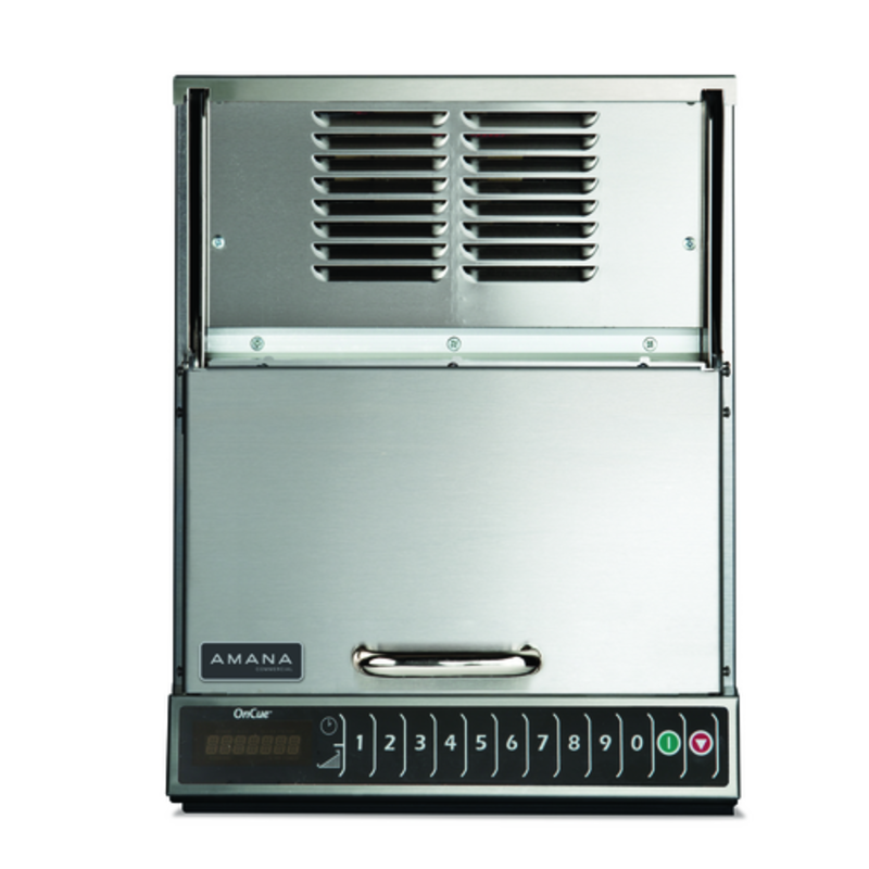 Amana Commercial Heavy Volume Microwave Oven 0.3 Cu. Ft. With User-Friendly Control Panel And Stainless Steel Design