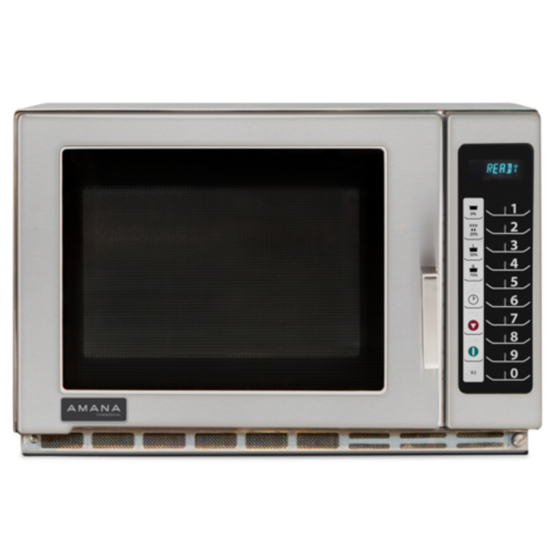 Amana Commercial RFS12TS Countertop Microwave Oven 1.2 Cu. Ft. Capacity, A Reliable Commercial Countertop Microwave Oven.
