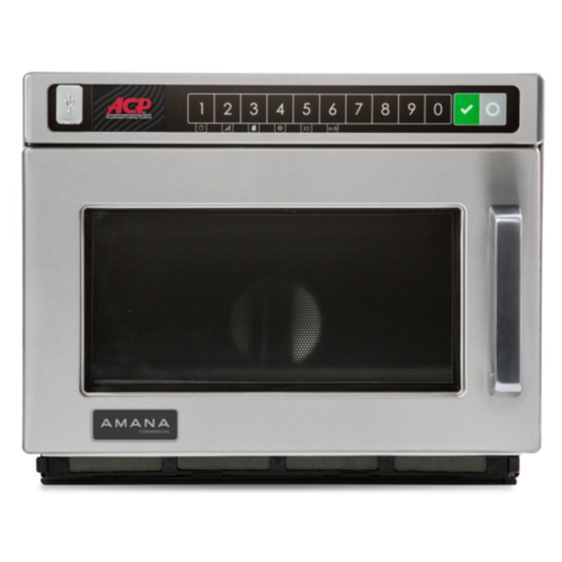 Amana HDC212 Commercial Heavy Volume Microwave Oven 0.6 Cu. Ft. For Fast-Paced Foodservice Operations.