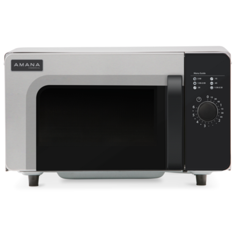 Amana RMS10TSA 0.8 cu. ft. 1000W Commercial Microwave Oven for efficient foodservice heating