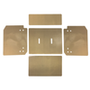Amana TL10 Commercial Microwave Oven Parts Including Metal Plates For Easy Replacement