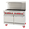 American Range ARGF-36G-2B 48 Inch Gas Restaurant Range With Griddle And Ovens For Commercial Kitchens