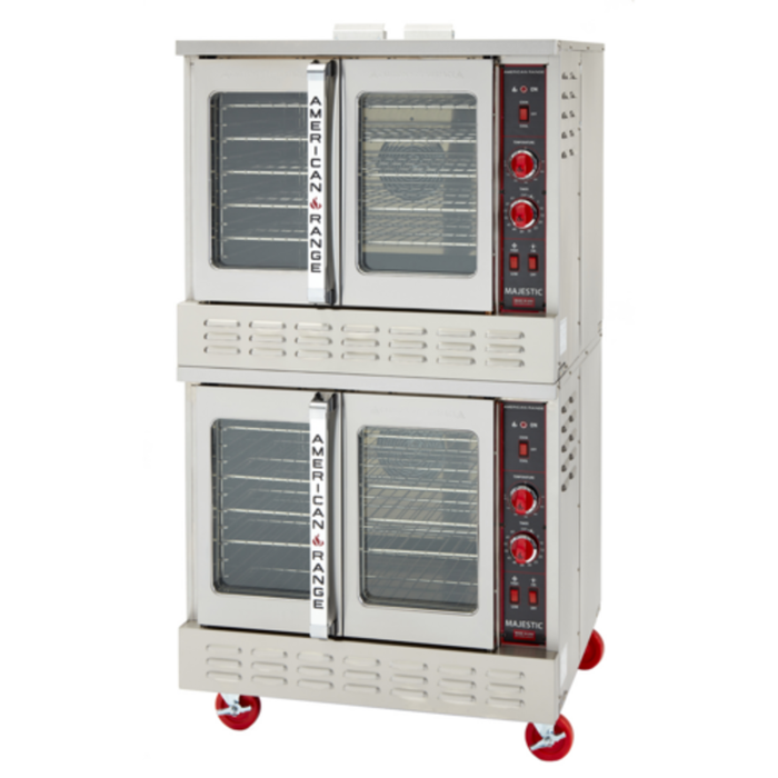 American Range MSD-HE Double Deck Full-Size Gas Convection Oven double-deck commercial stainless steel ENERGY STAR oven