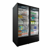 Imbera VRD43 HC BW 54.25" Two-Door Refrigerated Merchandiser Cooler