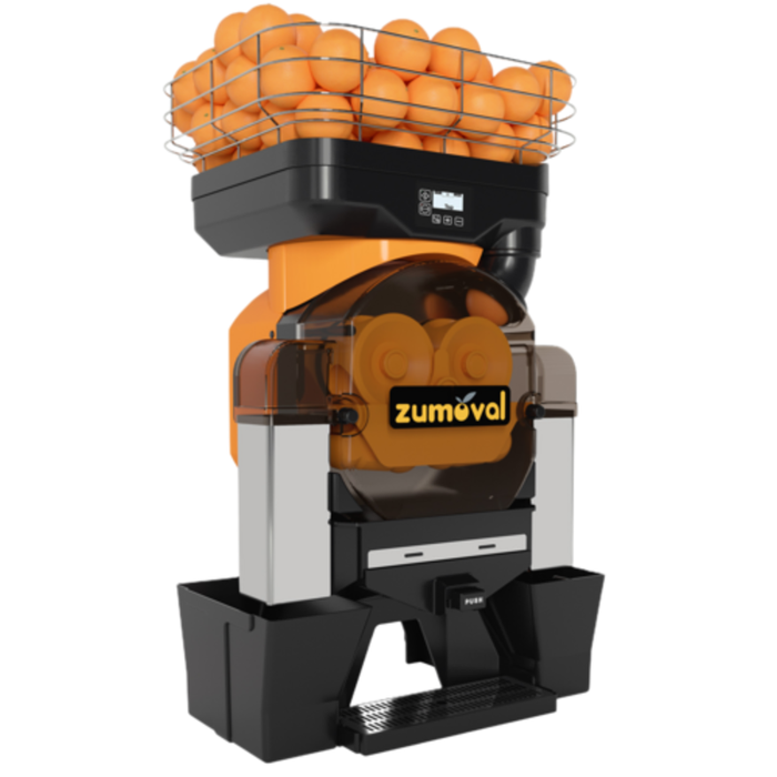 Extracteur de jus électrique Zumoval 47989 28 fruits/min capacité d’agrumes commercial avec panier d’orange et rouleaux à presser doubles