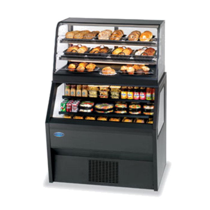 Federal Industries CD3628/RSS3SC 36.25"W Hybrid Refrigerated Self-Serve Merchandiser