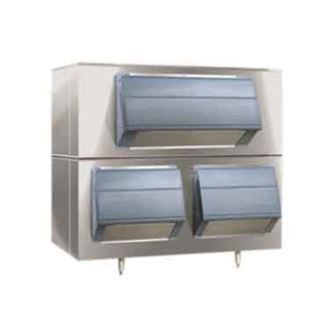Follett SG3200-72 72" Wide 3240 lb. Double Door Upright Ice Bin