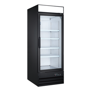 Ancaster AFE GF23 31 Inch One Door Reach-In Glass Freezer single glass door commercial freezer with adjustable shelves