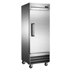 Alt Tag: Ancaster Food Equipment SC20 29-Inch Solid Door Reach-In Refrigerator stainless steel single door commercial fridge on casters