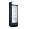Ancaster Food Equipment 25.6" Glass Door Merchandiser Cooler Refrigerator for organized product display.