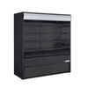 Ancaster 3-Door Glass Display Cooler Featuring Black Finish And Clear Glass Doors For Easy Product Visibility