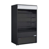 Alt Tag: Ancaster Food Equipment RTS-700L 47.2-inch Commercial Sliding Door Cooler black 700L beverage display cooler