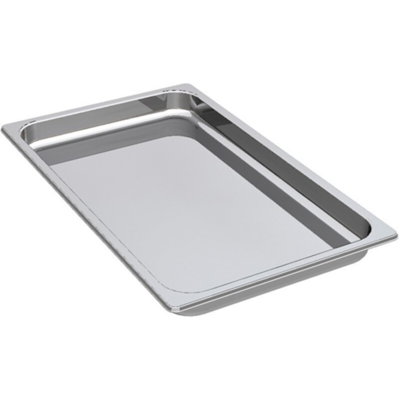 Angelo PO B11F2 1/1 GN Stainless Steel Food Pan Container 20mm Deep for catering and food presentation.