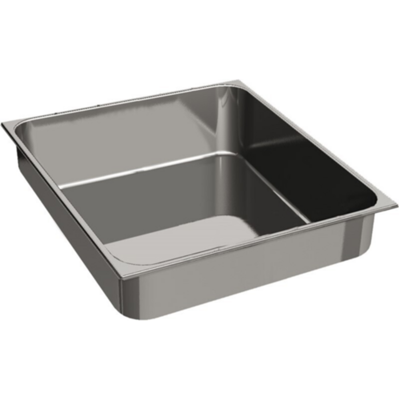 Stainless Steel Food Pan Container, Angelo PO B21F2 2/1 GN, 20mm Deep, Ideal For Commercial Kitchens