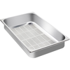 Angelo PO BF11F4 1/1GN Stainless Steel Perforated Food Pan Container 40mm H for Commercial Kitchen Use