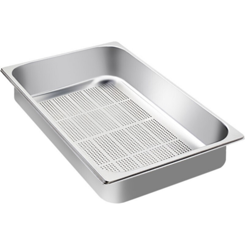 Angelo PO BF11F4 1/1GN Stainless Steel Perforated Food Pan Container 40mm H for Commercial Kitchen Use