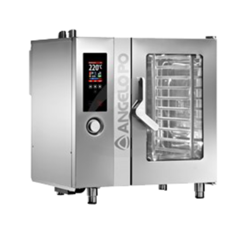 Angelo Po FX101G3 Gas Combi Oven Featuring User-Friendly Controls For Commercial Kitchen Efficiency